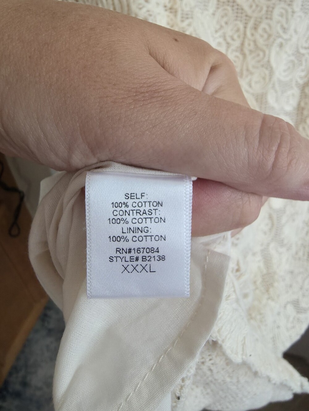 NWT Tuckernuck Tan Lace Sleeveless Collier Dress Plus Size XXXL - Picture 8 of 8